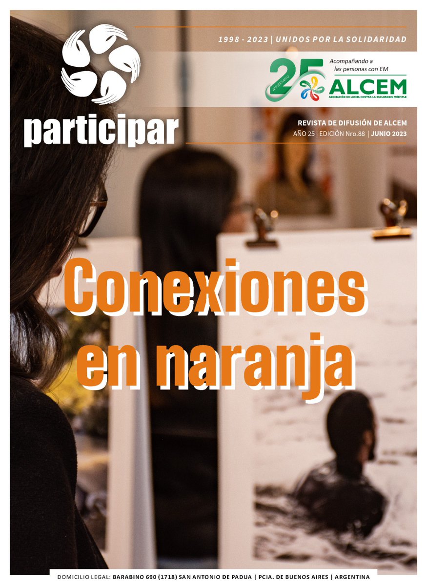 ALCEMok's tweet photo. 📣 ¡Ya salió la Revista Participar de junio 2023! 🧡
.
✅ Vas a encontrar toda la información sobre lo que fue el Día Mundial, notas de médicos especialistas, artículos de interés y la historia de vida.

👉🏼 Leela y compartila desde nuestro sitio web https://t.co/s0SsTZdm3a https://t.co/AGckX9sRZX