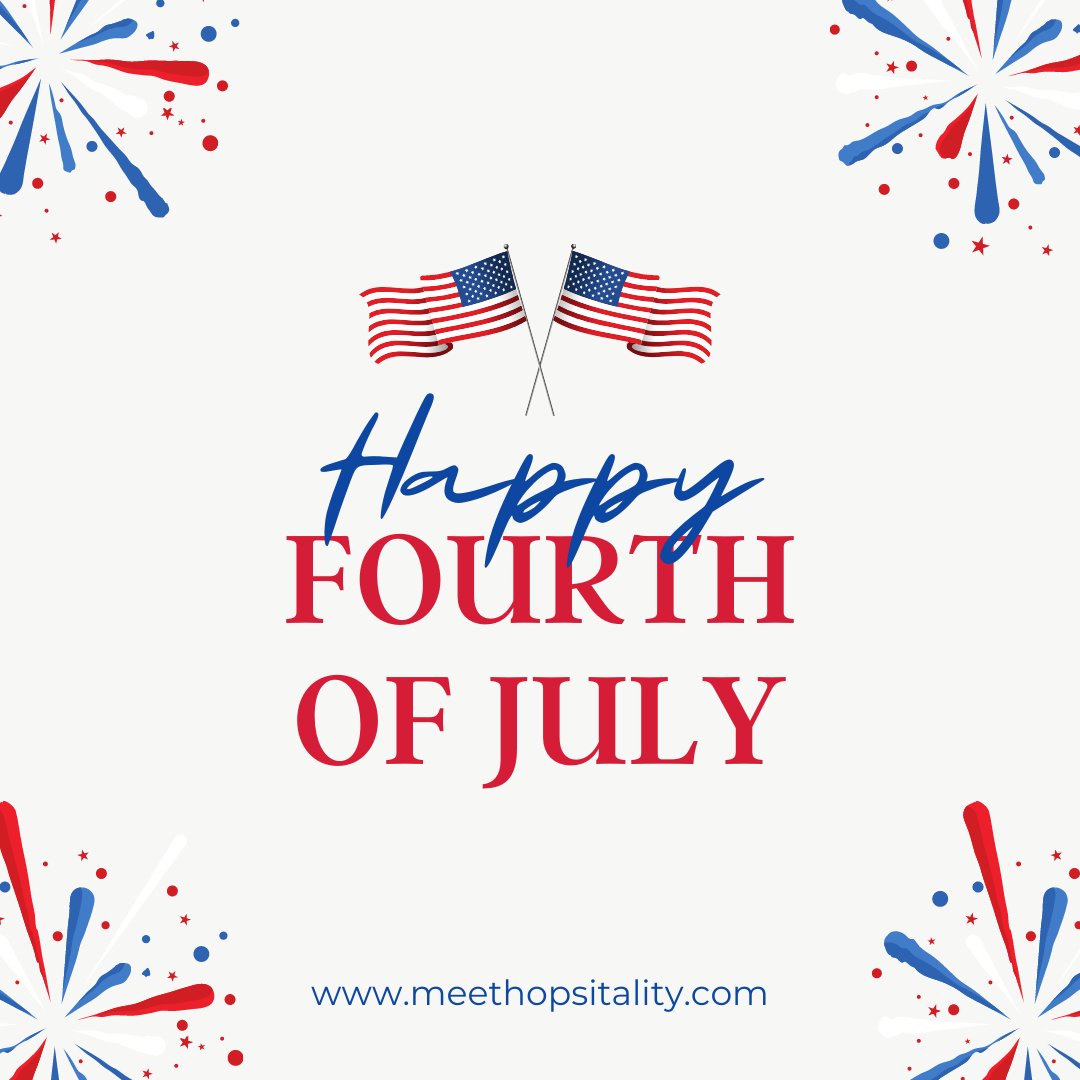 MeetHospitality's tweet photo. Happy 4th of July! We hope everyone has a safe, fun holiday! https://t.co/VIRF0WB0cS