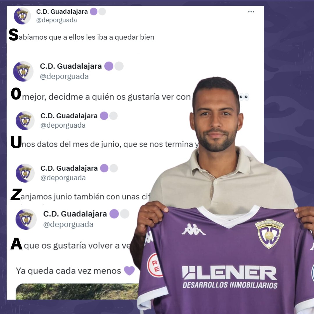 deporguada's tweet photo. Bueno venga, os desvelo el misterio, que no me aguanto las ganas de anunciarlo

OTRO AÑO CON EL GRAN @Richi_Souza 🫡 https://t.co/sFzVh73pIW