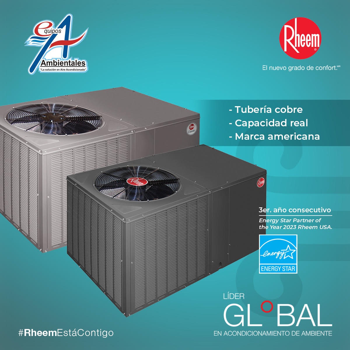 LuisFelipeGasp2's tweet photo. ¡Mantén tus espacios frescos y confortables en Mexicali con Equipos Ambientales!
¡Preparate para el verano Cachanilla!
Equipos Ambientales
Servicio de calefacción, ventilación y aire acondicionado

Lazaro Cardenas 537 Fracc Jardines del lago, Mexicali, Me
https://t.co/D814RHkbLL https://t.co/52zIMevl6V