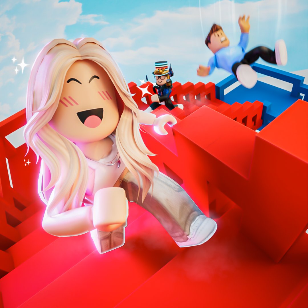 AntzDesigns's tweet photo. A thumbnail I made for a stair climbing game

Likes &amp; Retweets are appreciated 🙏
 #Roblox #RobloxDev #RobloxGFX #robloxart https://t.co/0uazeHLAj1