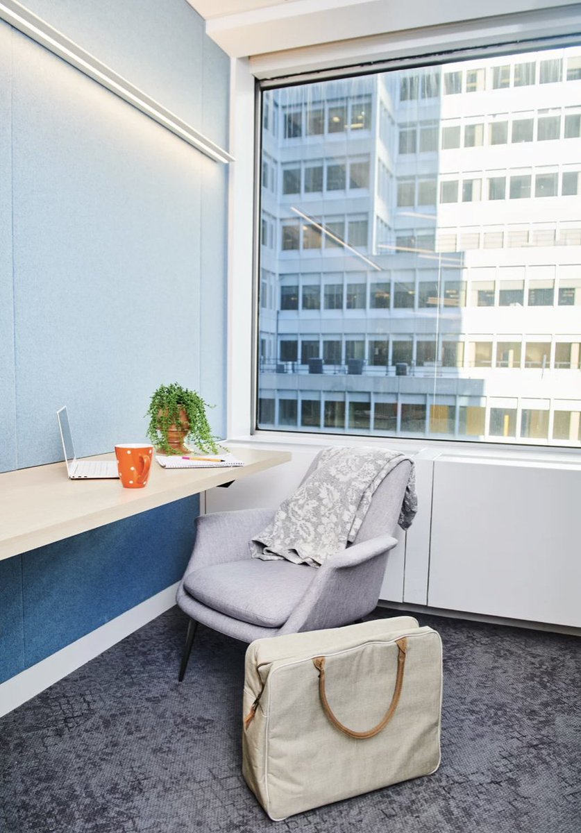 MeetHospitality's tweet photo. Book 1166 Avenue of the Americas for over 12,000 square feet of privacy in Midtown Manhattan. You'll have access to our 3 Mosaic Conference Centers, the Triumph Boardroom, lounge, and private nooks like this one.

#nyc #avenueoftheamericas #aagmeetingsandevents https://t.co/zZF2fSe9fC