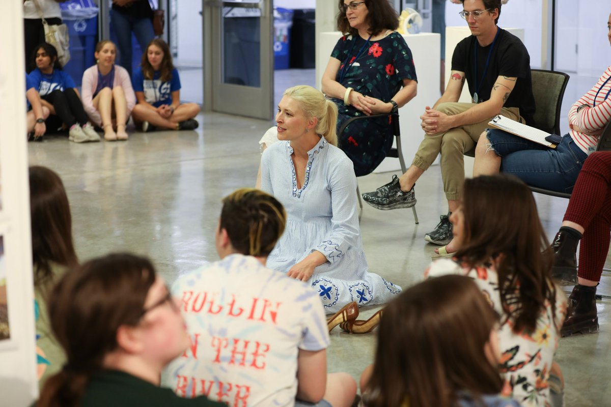 Every summer, @KYGSA hosts young artists from all over the commonwealth to help them explore their creativity and find their voice. Today I got to visit and meet so many talented Kentucky kids and the amazing instructors who support them.