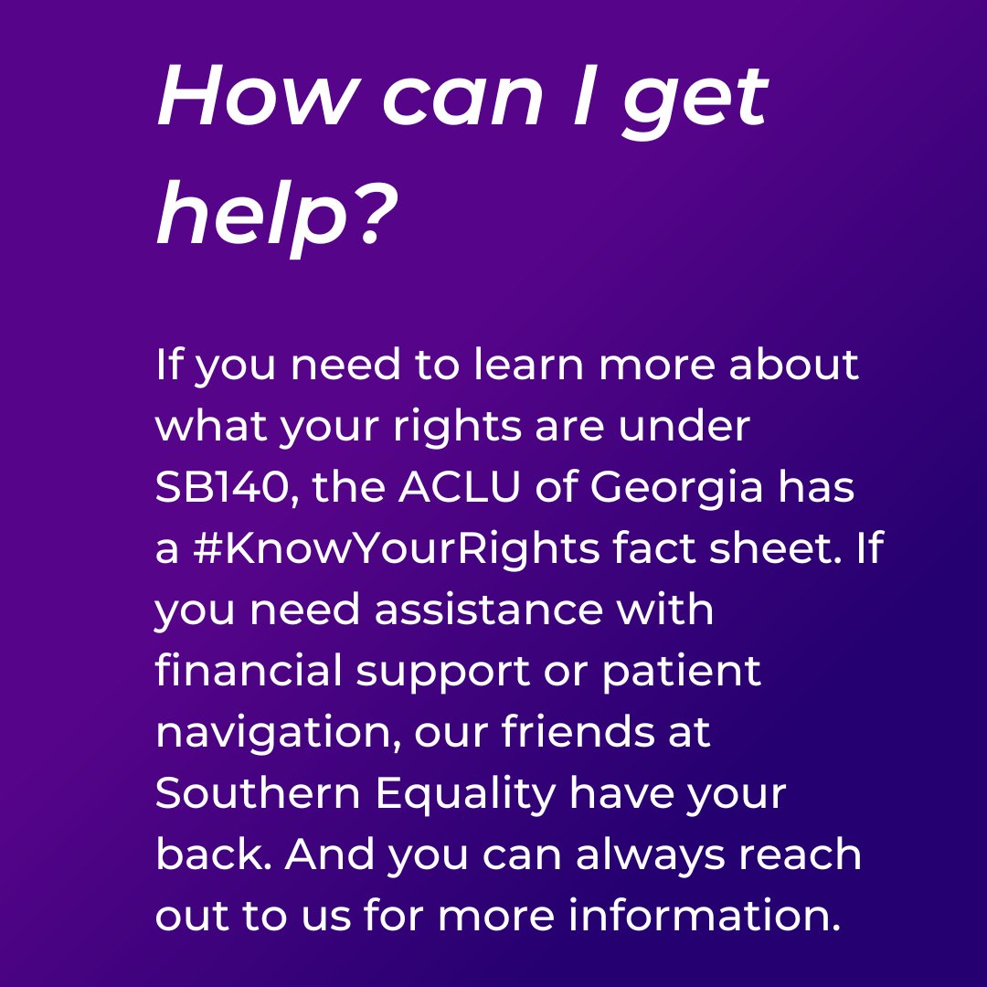 Today, #SB140 officially went into effect across Georgia, restricting gender-affirming healthcare for people under the age of 18.

🧵(1/7) Here are some things to know: