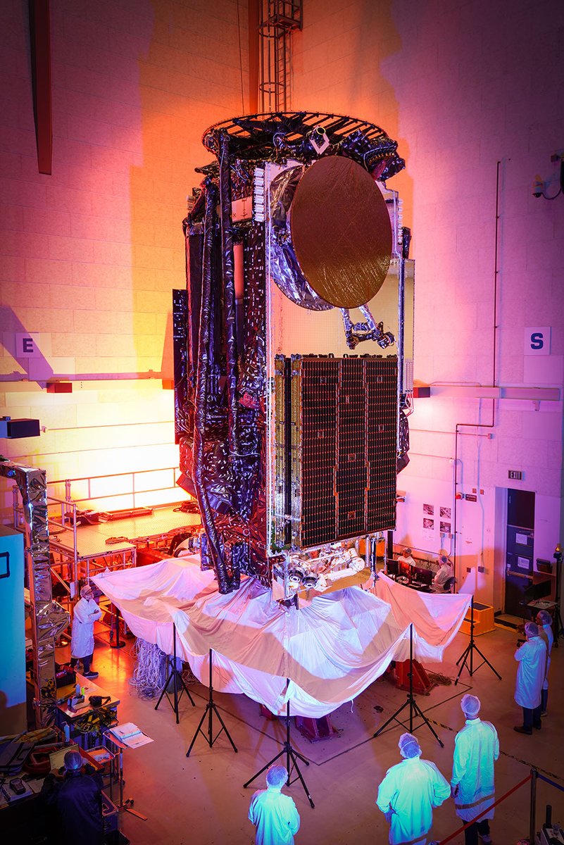HughesConnects's tweet photo. 🛰 Today we announce the arrival of JUPITER™ 3/@EchoStar XXIV in Cape Canaveral, FL, for its upcoming launch. Last night, the satellite was flown aboard an Antonov aircraft from CA where it was manufactured by @Maxar to the U.S. Space Coast.

https://t.co/JJ4UtmiDmY

#JUPITER3 https://t.co/k7Jn6QXSib