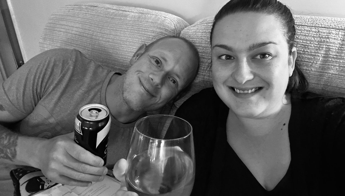 daisy_halford's tweet photo. Celebrating! 
Super proud of this man!

Dave will no longer be working at Morrisons, but will start a new position that will be more family friendly. 

For the first time in our 14 years of being together, we will have weekends and bank holidays together as a family! https://t.co/hpCgqWdnnt