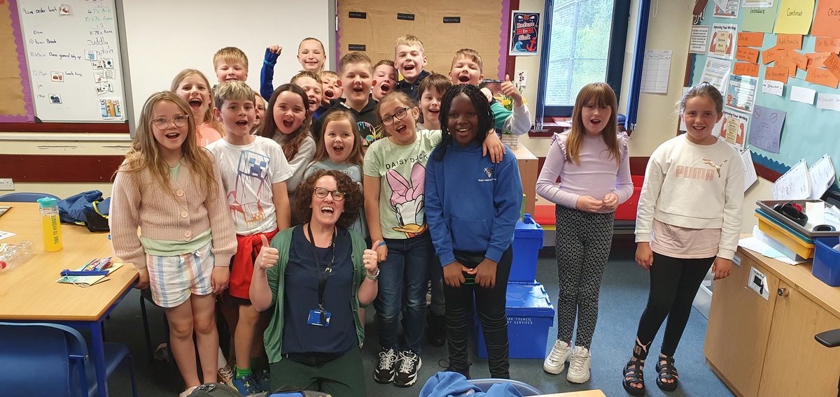 Happy summer holidays P5/6B! 🌞😎  Thank you for a fantastic year, I've learned so much and experienced lots of new things..like our trip to the Titanic Museum!  I've loved it and know you'll have a brilliant P6/P7 year.  I hope you've learned a few things too <a href="/dennyprimsch/">Denny Primary School</a> 💙