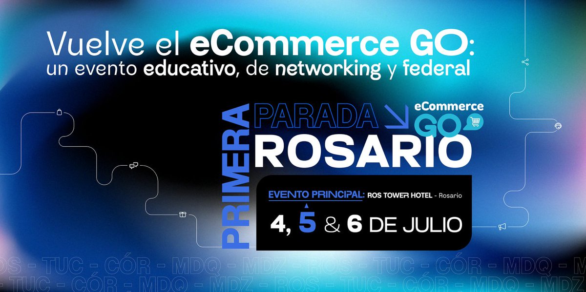BandaCambiaria's tweet photo. 🎟 Se viene el #eCommerceGo #Rosario de @cacearg y en #LBC tenemos sorteo de entradas 👉 anotate en nuestro Instagram 📥 https://t.co/EwxJOV7diz