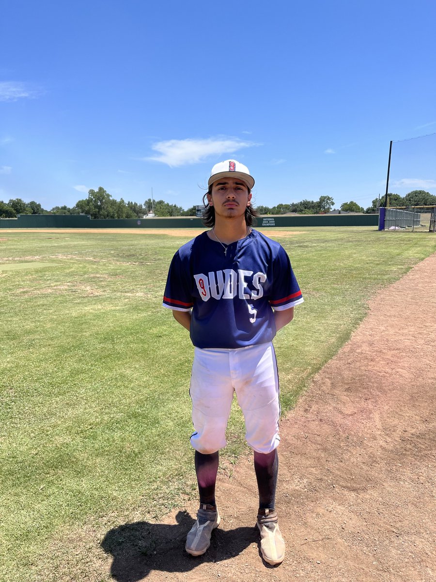 FiveToolTexas's tweet photo. F: @9dudesbaseball 2024 1, Citius-Velocracy 2024 0
PoG: @jrrreed5 6 IP, 6K, 2H, 0R, 0 BB https://t.co/BFGeiAzqh3