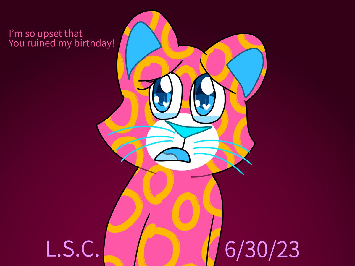 Glimmerito is 😢. Why? Because Clarissa 😠 her 🥳 and that is a rude thing to do! 🖼️ by Sparkleito.