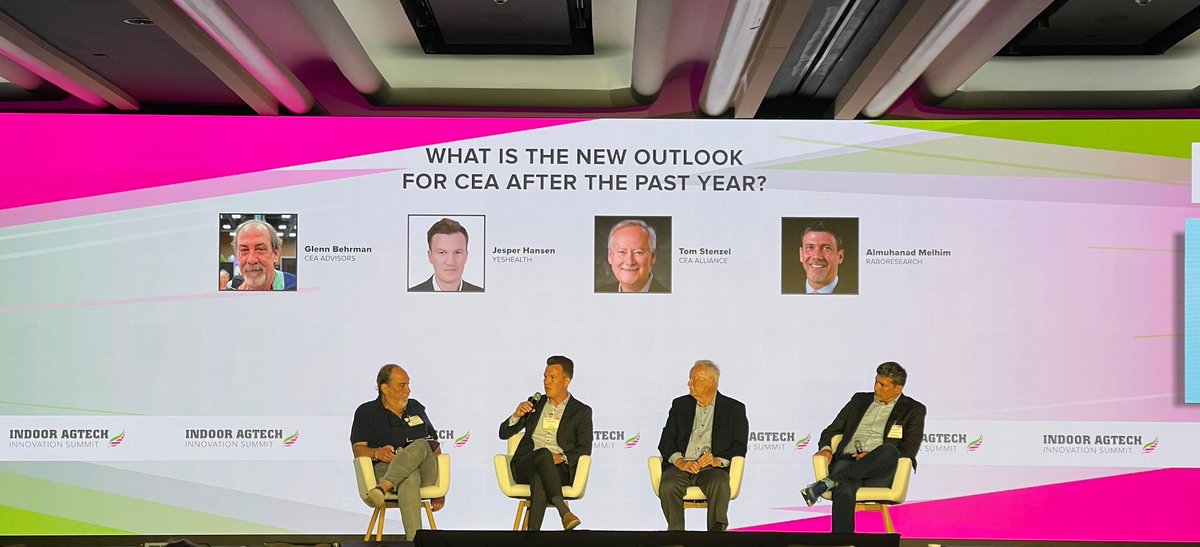 After a rollercoaster year for CEA, extreme weather patterns and a continued quest for increased food security in many global regions, this crystal ball session with four experts will focus on the outlook for indoor farming over the next few years. #IndoorAgTech