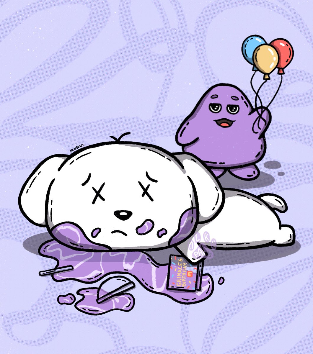 grimace shake challenge 🥳😵