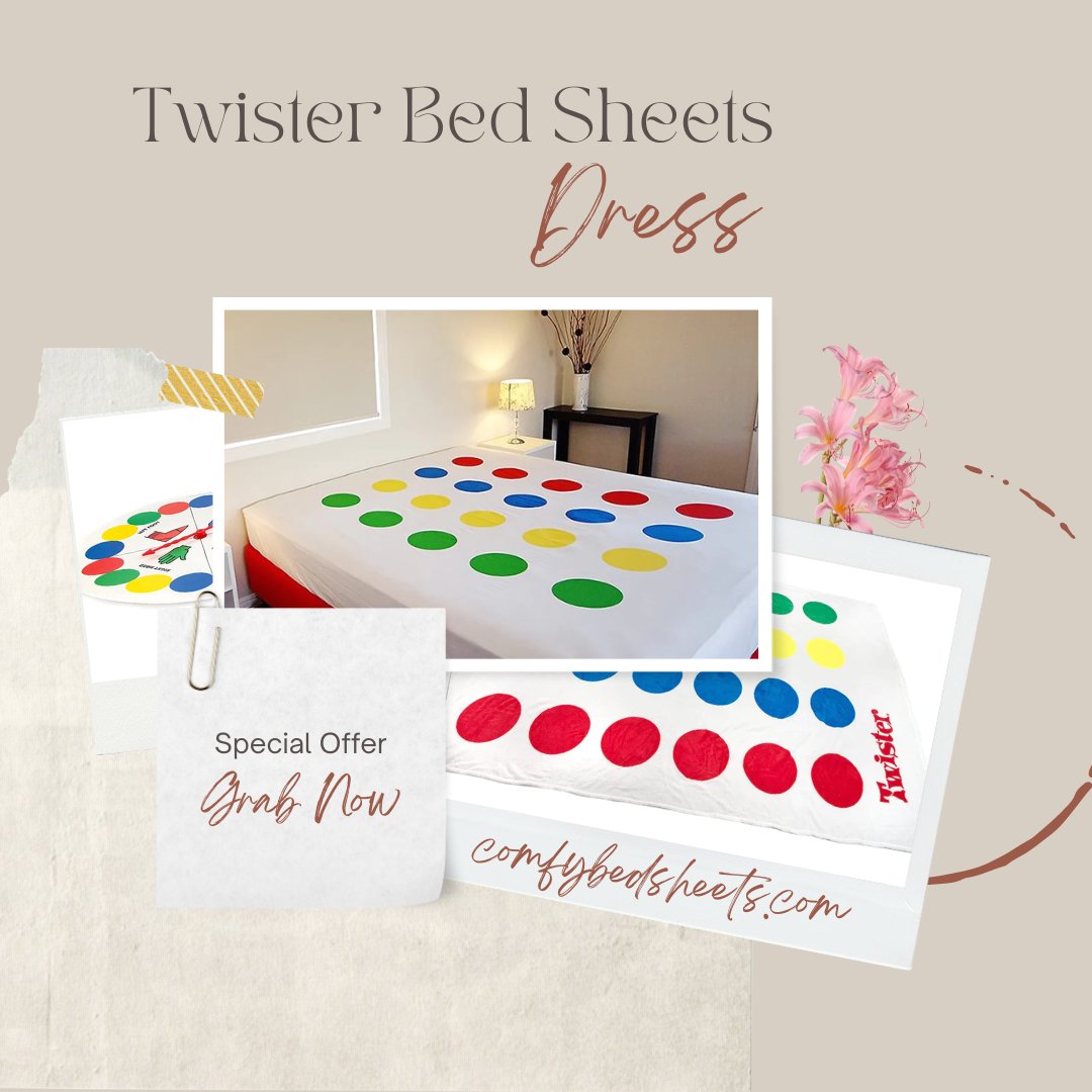 Comfybedsheet's tweet image. Add a twist of style and comfort to your bedroom with our Twister Bed Sheets! 🌀💤 These bed sheets are designed to provide the perfect blend of softness and durability for a restful night's sleep. 
Shop Now: comfybedsheets.com/collections/be…
#bedsheets #beddingessentials #cozybedroom