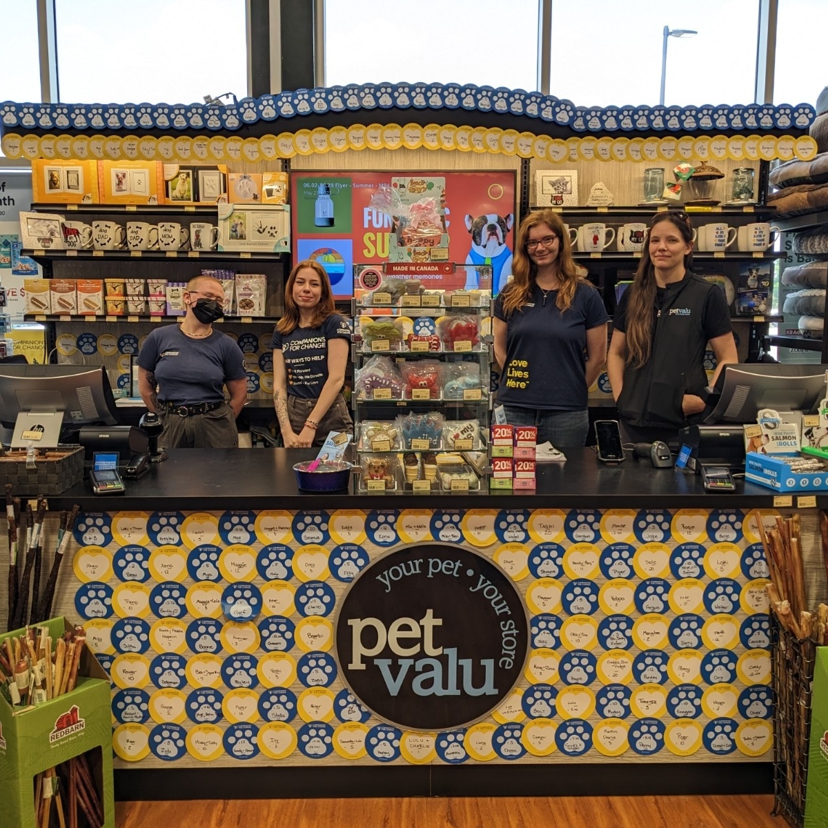 Your generous donations have raised $1.6M across Canada so far for #PetAppreciationMonth, which will help support local pet causes and make a difference for those in need! 
⁠
Today is the last day, so ask our Animal Care Experts about how you can buy a paw, and help a pet!