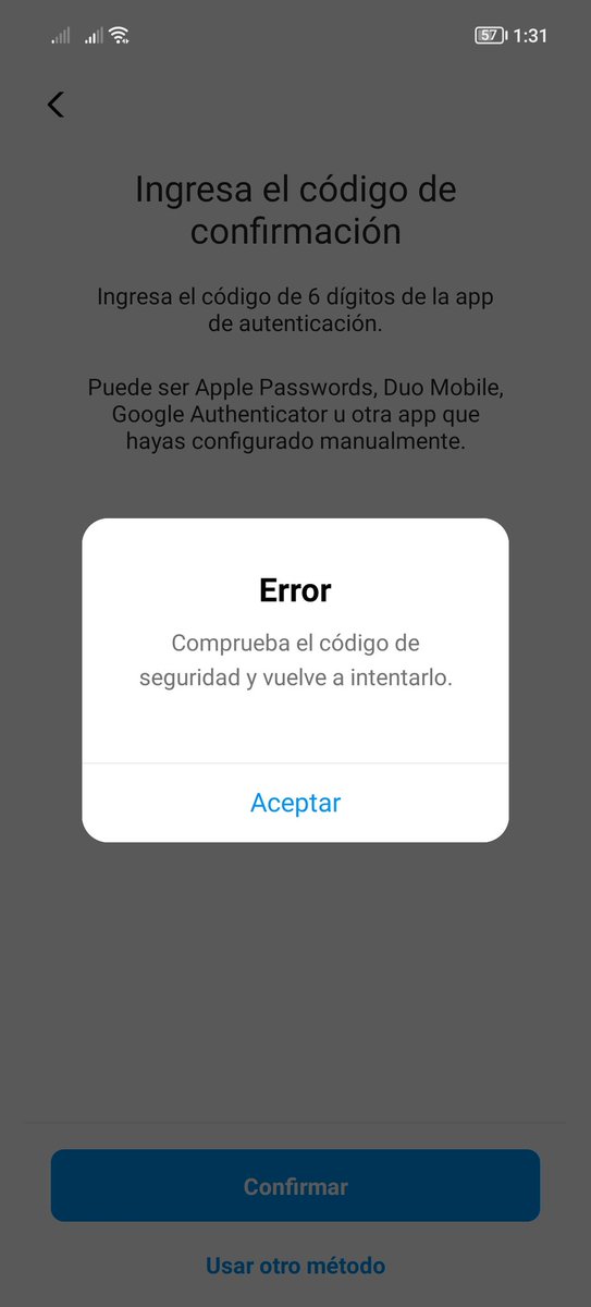 duron0693's tweet photo. Alguien sabe si instagram esta fallando o mi cuenta ya valio...
Me dice error para todo si cambio contraseña o cuando ingreso el código que me llega al celular... Es la primera vez que me pasa... Ayudaaa #instagram #Ayuda https://t.co/WSNRUm32NM