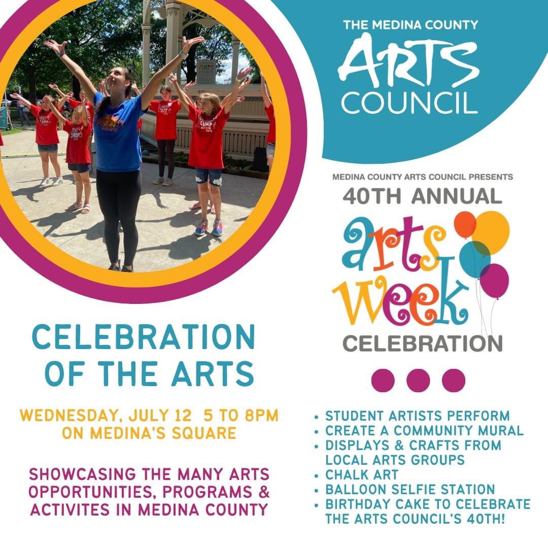 Come join us! @BCSDTowslee artwork on display plus I am helping run the community mural and I’d love to see you there!! 💙🤍#community #medinaartscouncil #artsweek #celebratethearts @BrunswickCSD