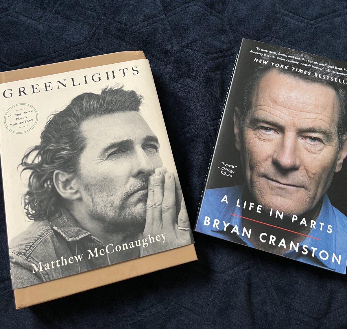 Excited to read these biographies by these two Hollywood legends! #books #booklover