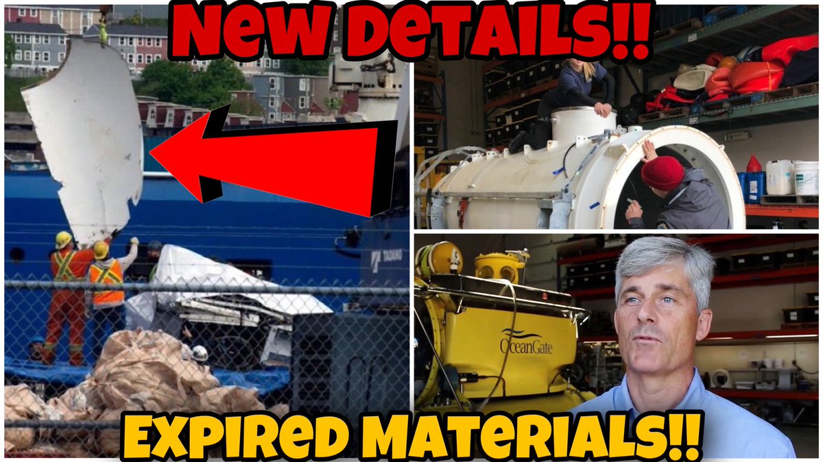 EXPOSED! OceanGate CEO Stockton Rush Used EXPIRED Carbon Fiber To Build IMPLODED Titanic Sub !!!

#Titan #titanicsub 

youtu.be/LubPBUkXDf8