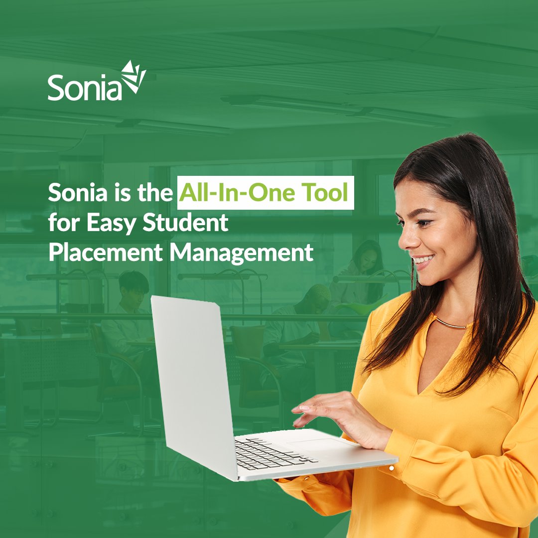 SoniaSoftware's tweet image. Learn how Sonia can transform your placement program with a customized demo experience! 😁
Schedule your demo today to see why Sonia is the right choice for your school: bit.ly/3CT77TH 🎓
#placementsoftware