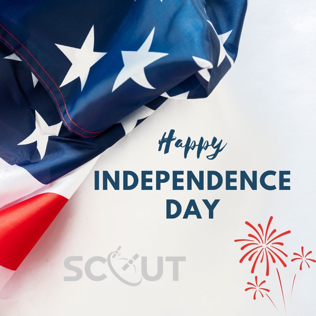 SCOUTdotspace's tweet photo. 🇺🇸 Happy Independence Day from our team at SCOUT! 🇺🇸
#SCOUT #SSA #SDA #STM #SpaceDomainAwareness #SituationAlawareness #Space #Startup #SpaceSustainability #SpaceDebris #SpaceSafety #SatelliteAutonomy https://t.co/qJnRK3loxl