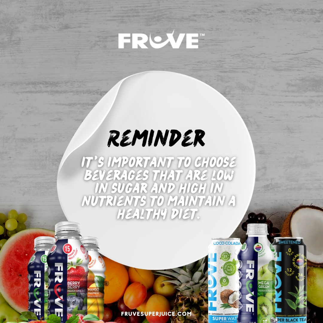 Nourish Your Body, Sip Smartly!
Maintaining a healthy diet is all about making mindful choices, and when it comes to beverages, it's crucial to pick wisely. With Fruve, you can sip away your worries about excess sugar and unnecessary calories. Our delicious drink is specially ...