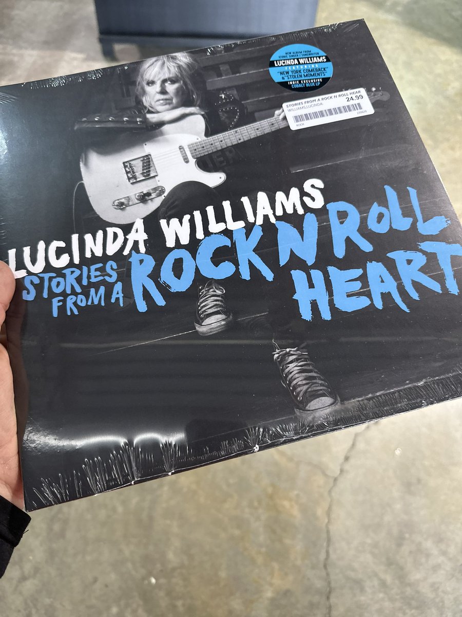 Lucinda Williams - Stories From A Rock N Roll Heart

Indie Exclusive Cobalt Blue LP - $24.99
CD - $9.99

Available for purchase at graywhaleslc.com and both of our stores today.