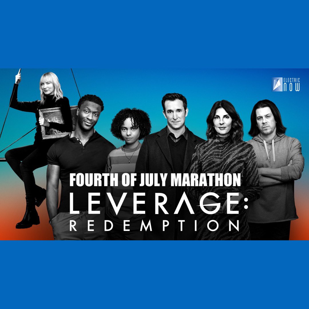 Get ready to spark some excitement this Independence Day! Tune in for an all-day #LeverageRedemption Marathon on #ElectricNOW. Prepare the popcorn, and we'll provide the thrill! #FourthOfJuly 🇺🇸 electricnow.tv