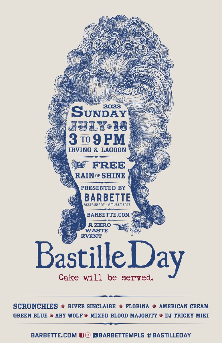 Here's a little piece of good news- BASTILLE DAY lineup just announced!