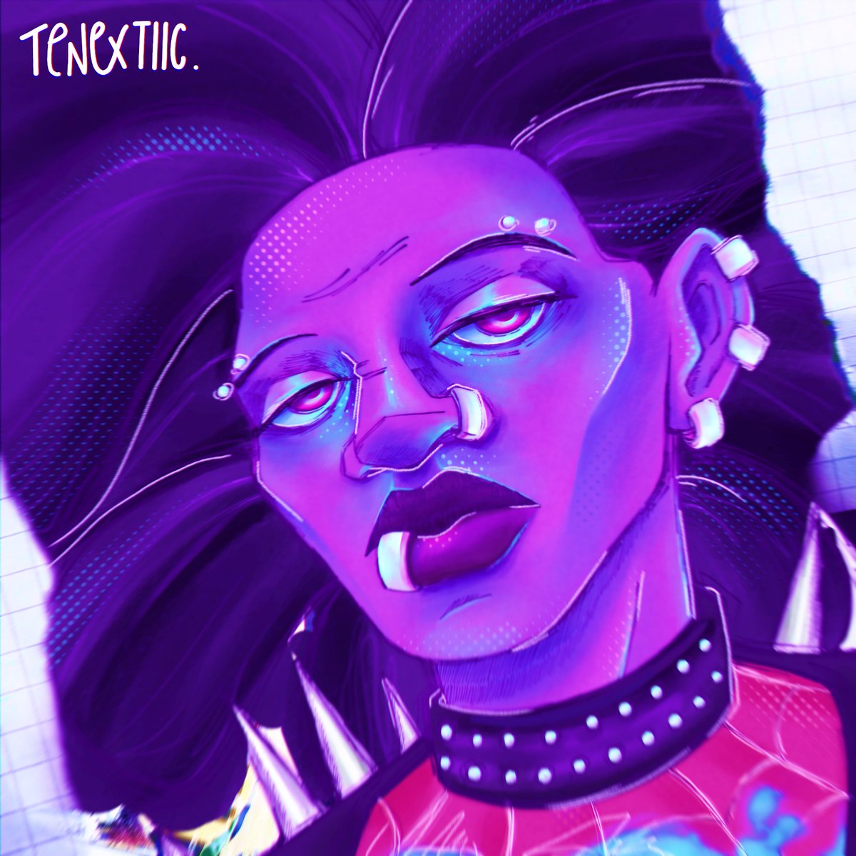 tenextiic's tweet photo. "Taking a crap in the establishment, I salute you." #HobieBrown #atsvfanart #Spiderpunk #SpiderVerse https://t.co/26mzaaJdY8