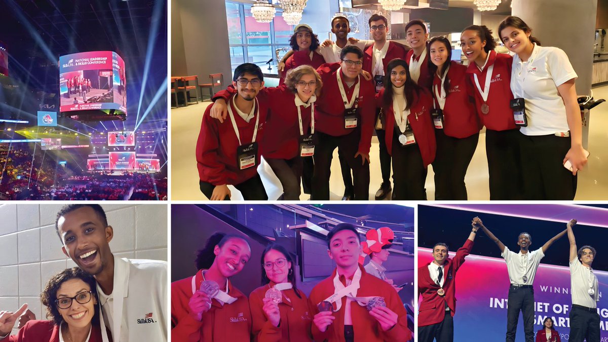 NOVAIET's tweet photo. National Gold, Silver, and Bronze for @NOVAcommcollege's SkillsUSA team! A remarkable success for the college. Read the full story at https://t.co/LlvQmYaB3K @SkillsUSA @SkillsUSAVA @TheChelleTravis #BoldlyNOVA #WeDoSTEM #InDemandTech https://t.co/Y7woi4IDqi