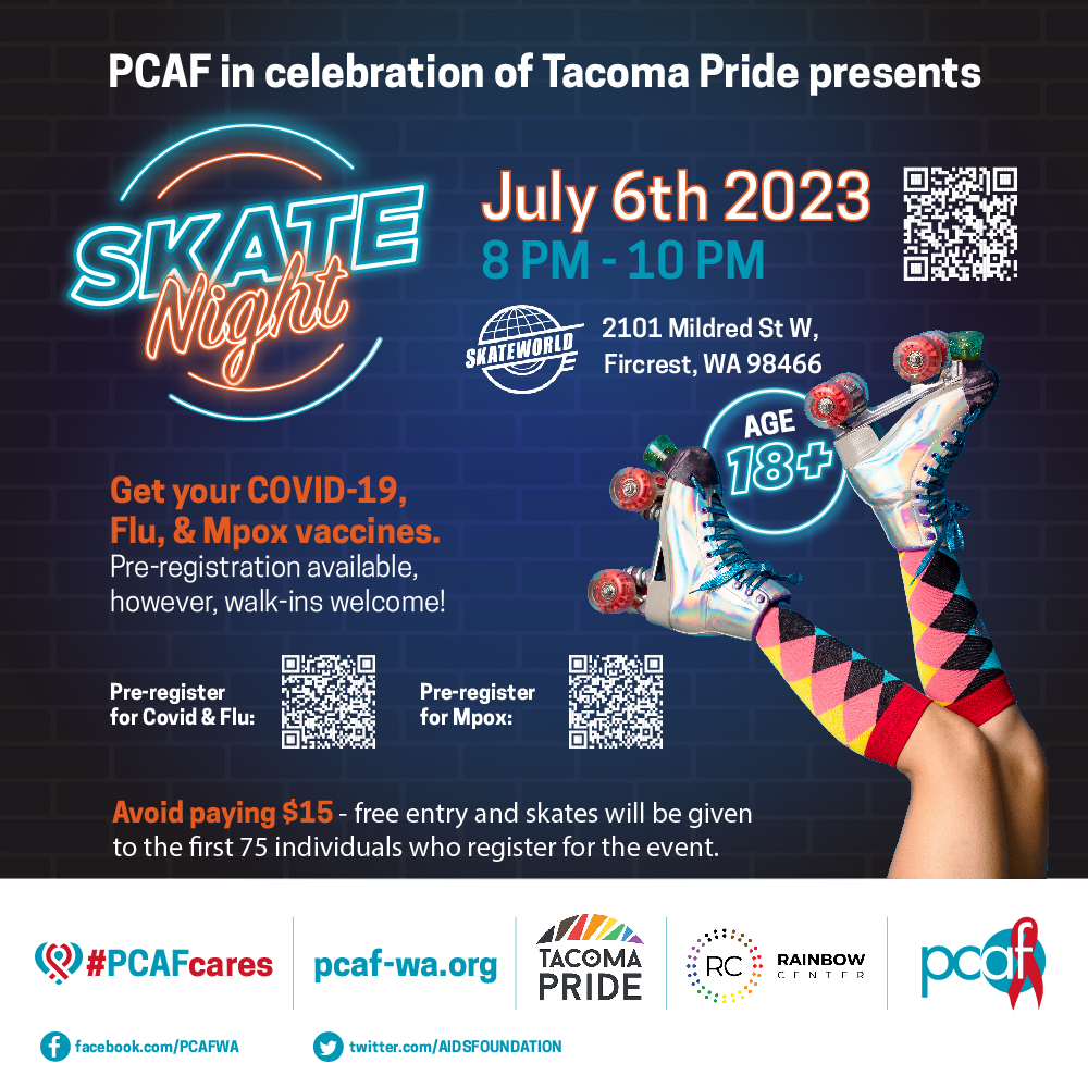 P (@aidsfoundation) on Twitter photo PCAF's Skate Night is FREE of CHARGE if you are one of the first 75 individuals to register: linktr.ee/PCAFDEVO Pay it forward, register a friend. #PCAFcares <a href="/CityofTacoma/">City of Tacoma</a> <a href="/thenewstribune/">Tacoma News Tribune</a> <a href="/TPCHD/">Tacoma-Pierce County Health Department</a> <a href="/TacomaPrideFest/">TPF</a> <a href="/rainbowcntr/">Rainbow Center</a> <a href="/TacomaRadio/">Tacoma Radio</a> <a href="/PizzaKlatch/">Pizza Klatch</a> <a href="/GayCitySeattle/">Seattle's LGBTQ+ Center</a> PCAF's Skate Night is FREE of CHARGE if you are one of the first 75 individuals to register: linktr.ee/PCAFDEVO Pay it forward, register a friend. #PCAFcares <a href="/CityofTacoma/">City of Tacoma</a> <a href="/thenewstribune/">Tacoma News Tribune</a> <a href="/TPCHD/">Tacoma-Pierce County Health Department</a> <a href="/TacomaPrideFest/">TPF</a> <a href="/rainbowcntr/">Rainbow Center</a> <a href="/TacomaRadio/">Tacoma Radio</a> <a href="/PizzaKlatch/">Pizza Klatch</a> <a href="/GayCitySeattle/">Seattle's LGBTQ+ Center</a>