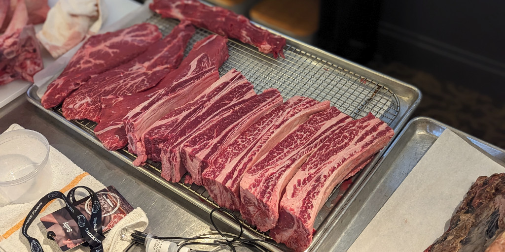 Creekstone Farms (@creekstonefarms) on Twitter photo We had a blast at Cure Camp Palm Beach earlier this week. Special thanks to <a href="/BushBros/">Bush Brothers</a>, Chef Lindsay Autry at the Regional and all of our wonderful partners who helped make this event a big success!
#CreekstoneFarms #CureCamp #BushBros #PalmBeach #Butchery #Charcuterie We had a blast at Cure Camp Palm Beach earlier this week. Special thanks to <a href="/BushBros/">Bush Brothers</a>, Chef Lindsay Autry at the Regional and all of our wonderful partners who helped make this event a big success!
#CreekstoneFarms #CureCamp #BushBros #PalmBeach #Butchery #Charcuterie