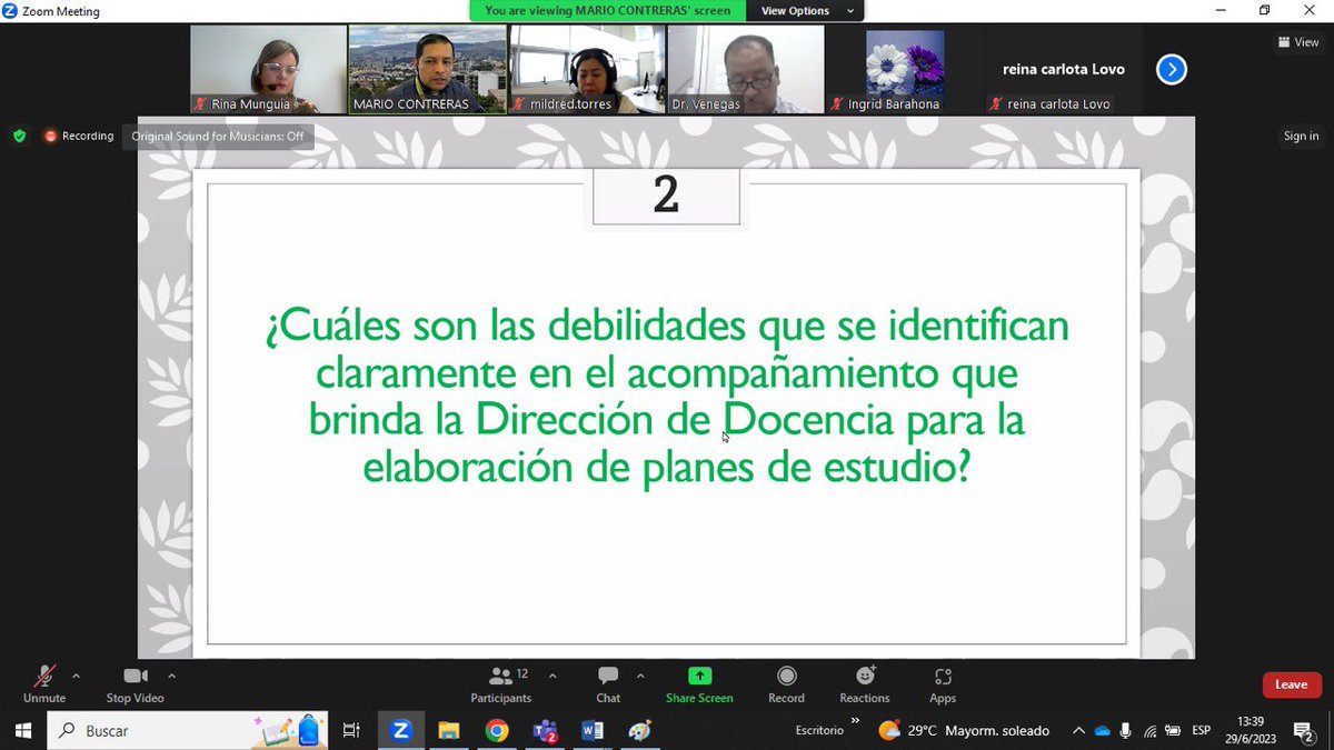 DocenciaUnah's tweet photo. Esta semana se han desarrollado varias jornadas de Evaluación del acompañamiento de Planes de Estudio por parte de la DDirección de Docencia UNAH como parte de la mejora continua en los procesos que esta dirección realiza. https://t.co/97bJ6V001A