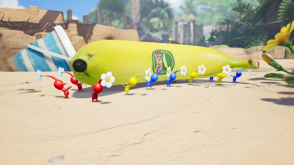 If you ever wondered how small Pikmin are, well, now you know!