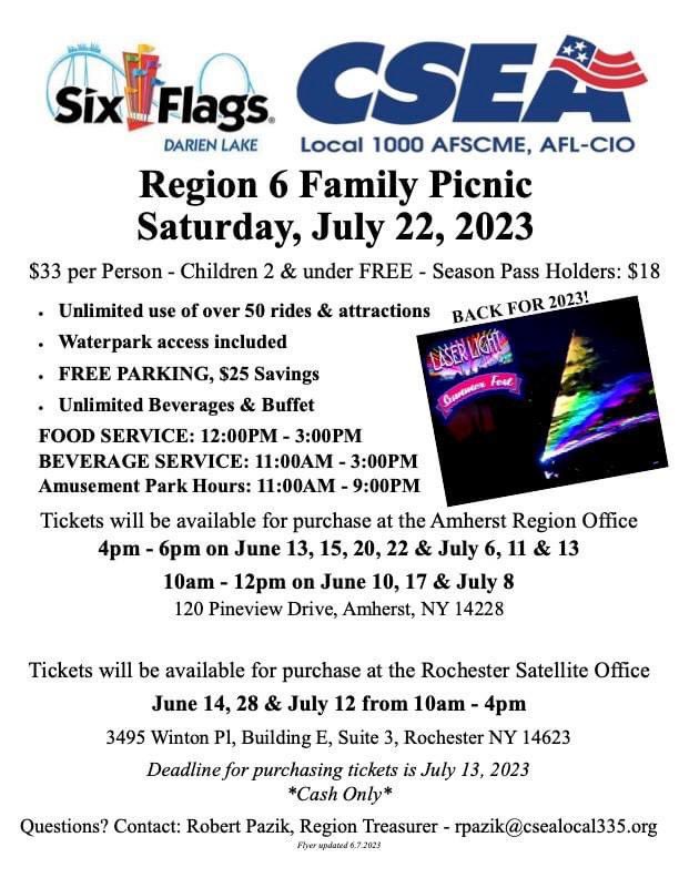 Did someone say ANOTHER bonus day!? That’s right! We’ll now be selling tickets on Wednesday, July 5 from 10am to 4pm at the ROCHESTER OFFICE! We hope to see you there!