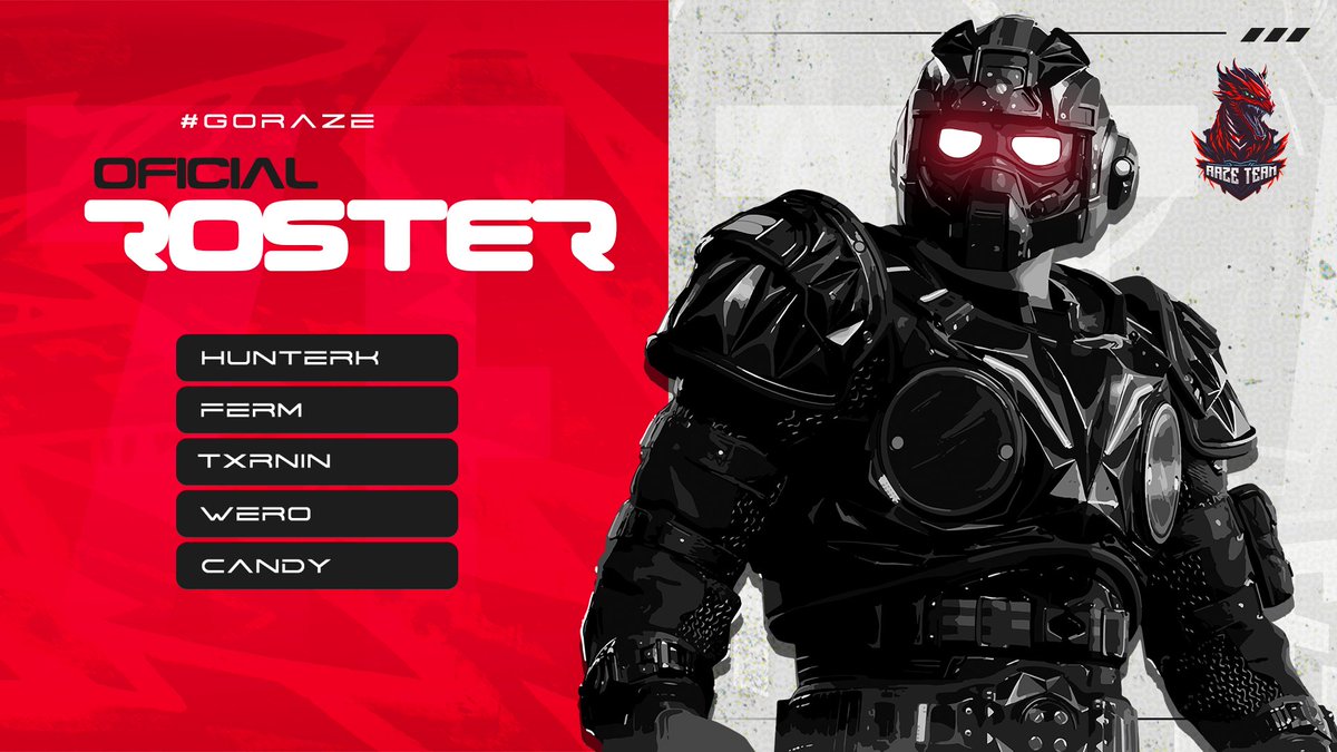 🔴⚪️ ¡¡Buenas tardes!!
Nos complace anunciar la conformación de un nuevo equipo con nombres ya conocidos en #Raze
Roster #Delta 

<a href="/_iCandyP/">Bequer</a> 
<a href="/_ferm6/">ferm6</a> 
<a href="/Txrnin_7/">Luis Ernesto</a> 
<a href="/txtwerever/">Wero</a> 
<a href="/JZabdiiellR/">RzT Hunterk</a> 

#GoRaze