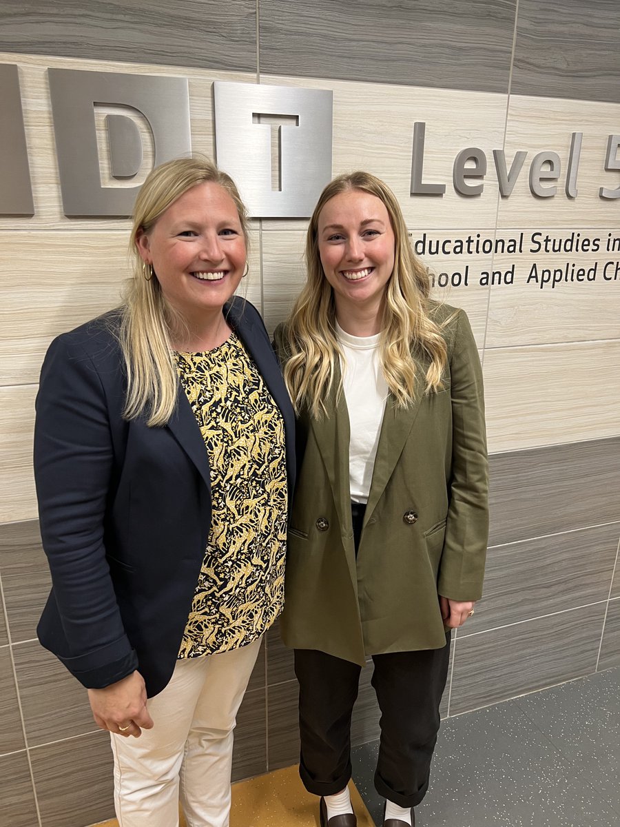 CarlyMcMorris's tweet photo. Celebrating an extremely successful dissertation defense by the incredible Dr. @jcbarask. Over the last 6 years I have watched @jcbarask grow and excel, and her defense was no different- she was an absolute star!  Watch out world - she is going to do amazing things! 🤩 https://t.co/UGJR3sVLtf