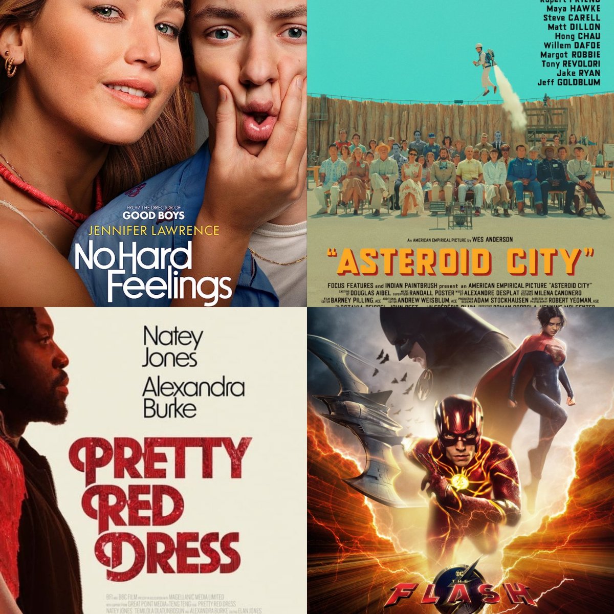 Brighten up a Scottish summer with some movie chat, this week
#NoHardFeelings
#AsteroidCity 
#TheFlash
#PrettyRedDress

anchor.fm/3beersandamovi…