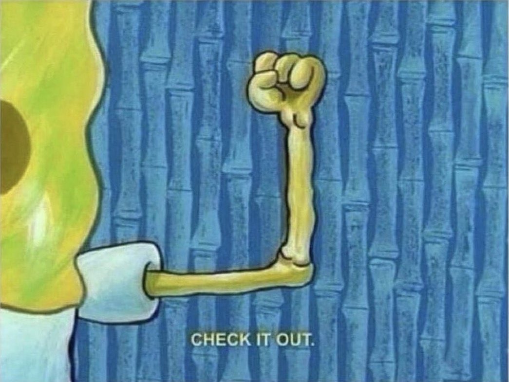 me after going to the gym once