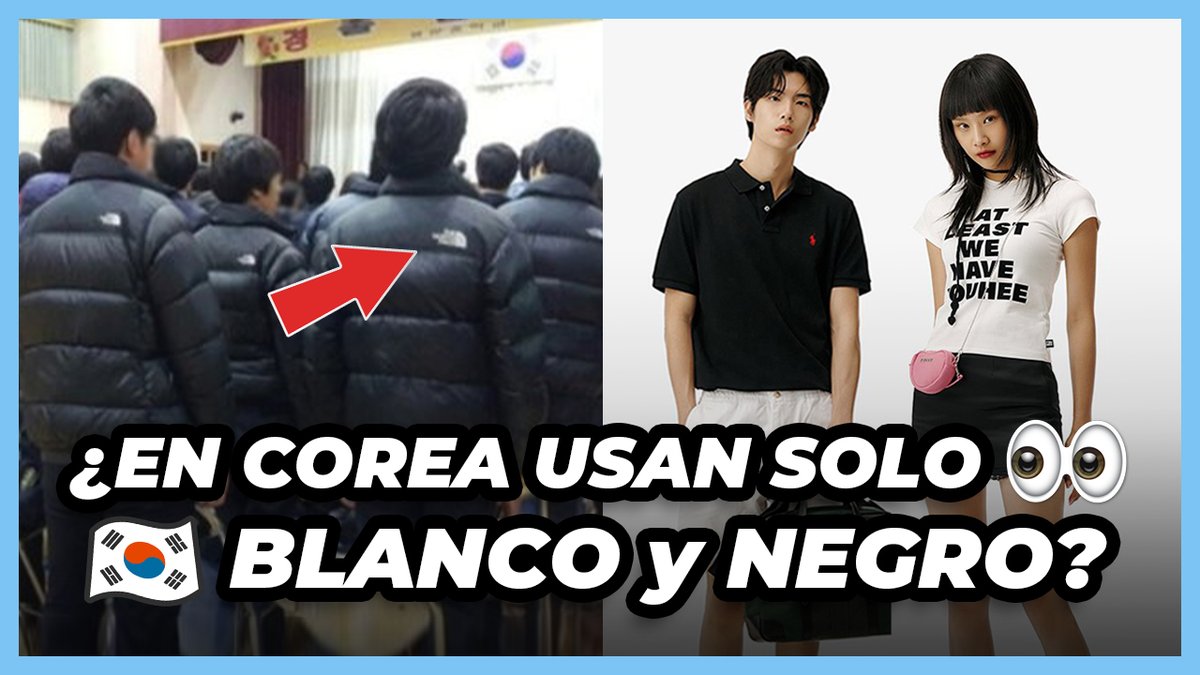 LiryOnni's tweet photo. Explicación de por qué en #Corea se visten mucho de blanco y negro 🧐
¿Cómo se visten los coreanos? Vean el video: https://t.co/Ol99e4SFVg
#modacoreana https://t.co/HYRKFDhtjV