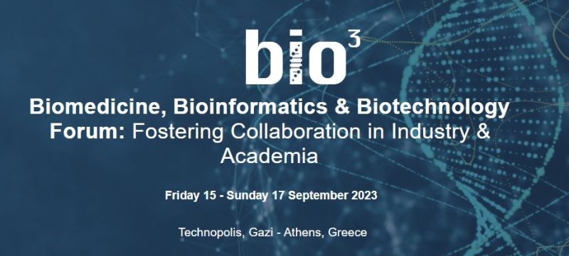 #Bio3Greece - Registration is now open, and draft agenda posted. Looking forward to see a lot of friends and collaborators in this groundbreaking conference, and hope to make some new ones! Special thanks to all of our esteemed speakers and Sponsors! bio3greece.org