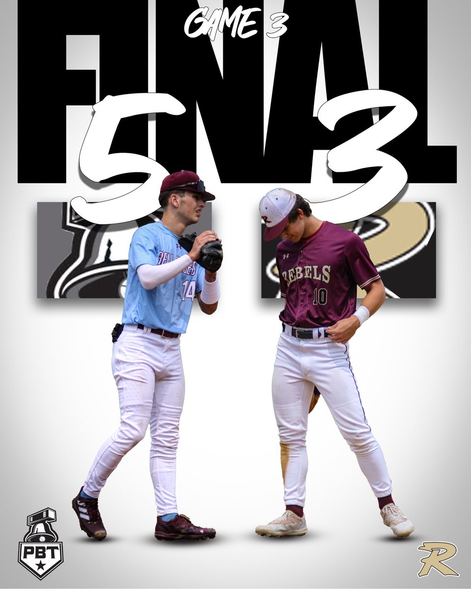 TWIBaseballSJ's tweet photo. ๐จCOLLEGE DREAMSTREAM๐จ
BASEBALL U PHILLY INVITATIONAL
@BFAlivestream @BaseballUPhilly
FINAL
@PBT_BellRingers 5 - 3 @parebels https://t.co/wkOLUj2RLZ