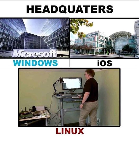 Linux headquarters looks🔥