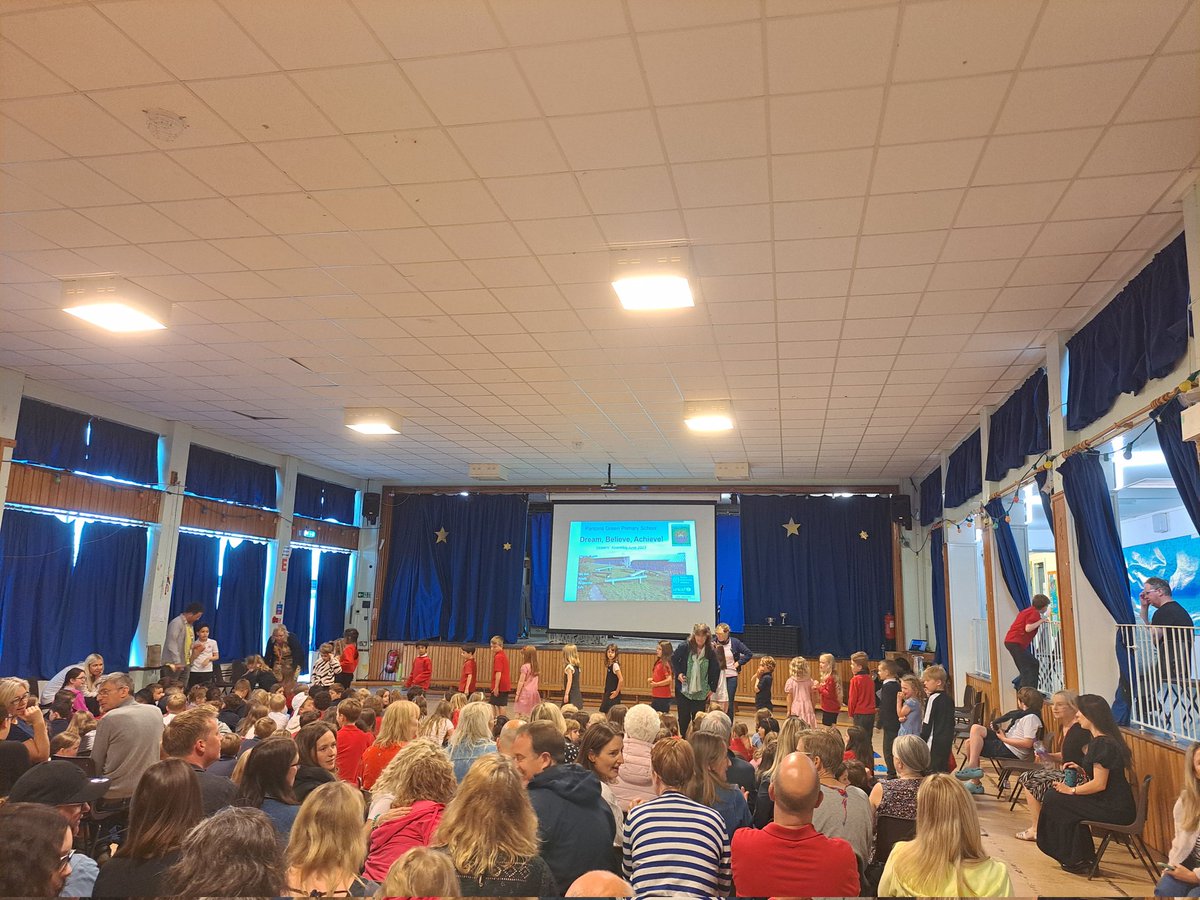 Almost ready for our Leavers Assembly.... what a privilege getting to know this cohort, go on Dreaming, Believing and Achieving!