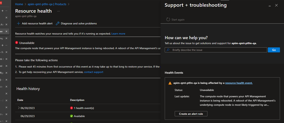 MatthewVHartz's tweet photo. @AzureSupport Just discovered this issue, is this a common thing? https://t.co/CxS9djWI1T