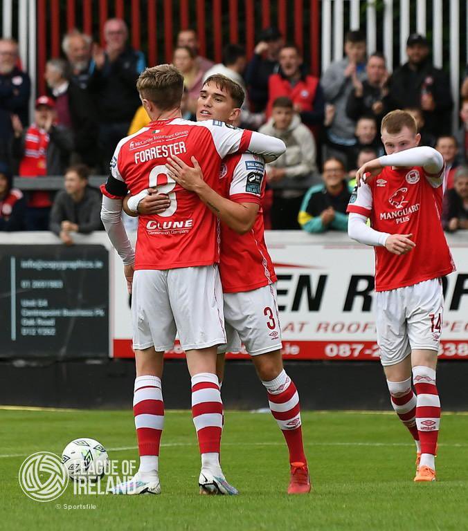 Saints win 7 (seven) - 0. Goals from Forrester, OG, Curtis Lonergan, Melia and McClelland make it a great night in Inchicore