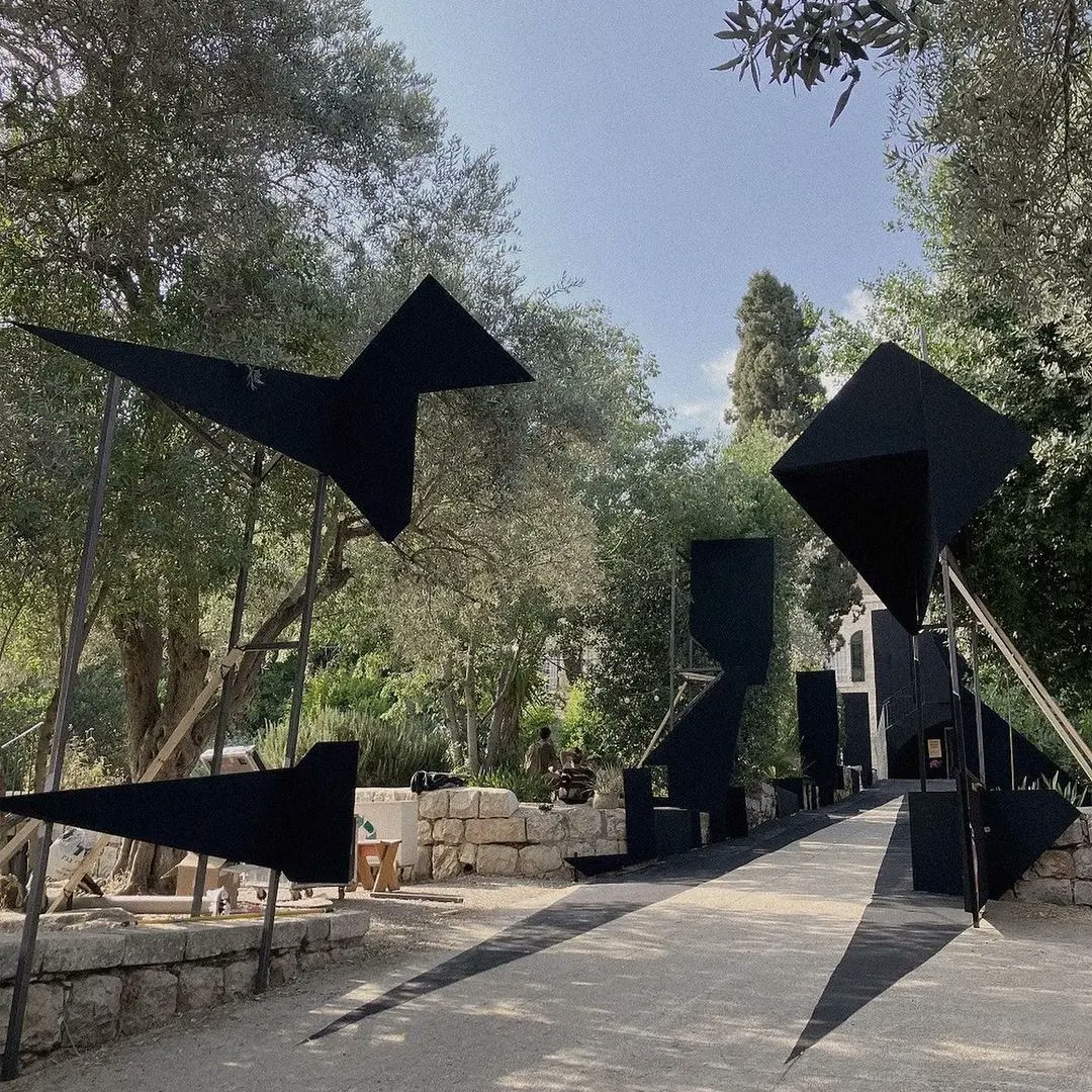 stuartsemple's tweet photo. Opening of #jerusalemdesignweek - collaboration with @hqarchitects using black 3.0 to transform @hansen_house https://t.co/0KqXaDT8as