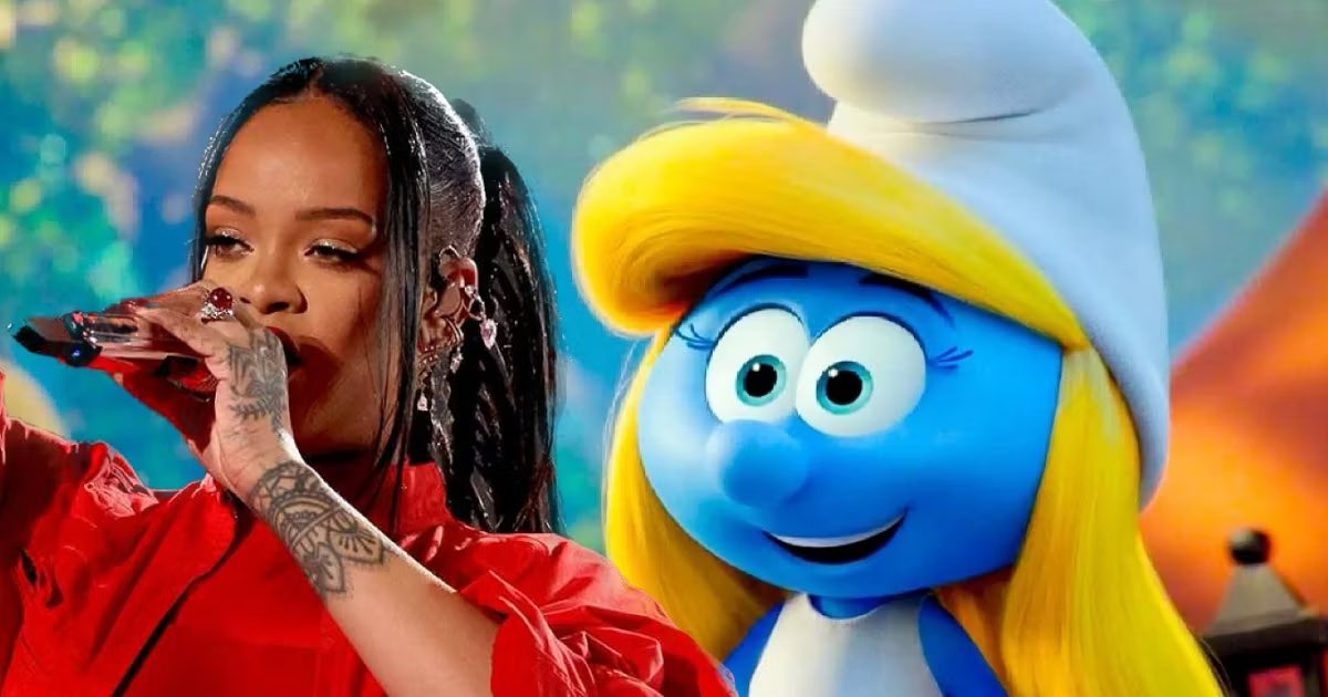 Rihanna is casted as the voice actor for ‘Smurfette!’ 

Ri Ri is the only female smurf in the village, in the upcoming movie. It is heard that this animated movie will also be a musical experience!