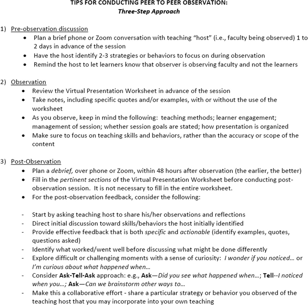 Nephrology has been changing rapidly in recent years, obligating alterations in core curriculum. This study describes a pilot peer-to-peer observation program designed to provide feedback about the learning environment and results bit.ly/KID0138 @jwilliamMD @BIDMChealth