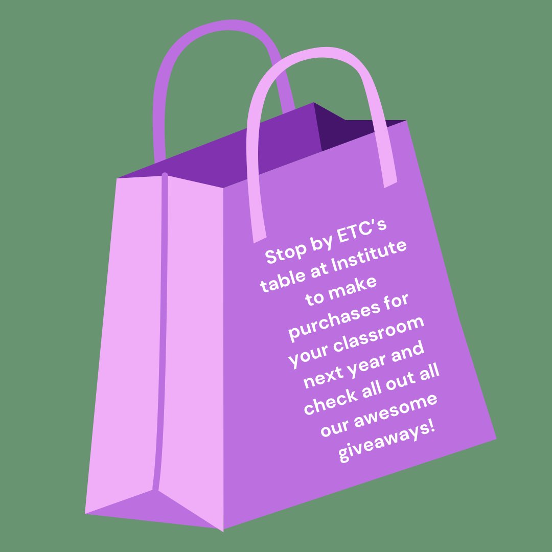 Don't forget to enter the ETC raffle, too! 🛍 #ETC2023 #aclclassics2023 #aclinstitute2023